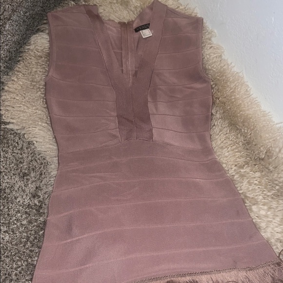 Venus Dress, bandage bodycon, Fringe Flapper, slimming, women's - Picture 8 of 11